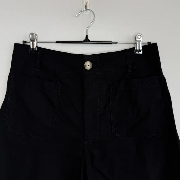 Maeve Black The Colette Cropped Wide Leg Pants 31 Anthropologie Spring Modern 12 - Picture 3 of 11